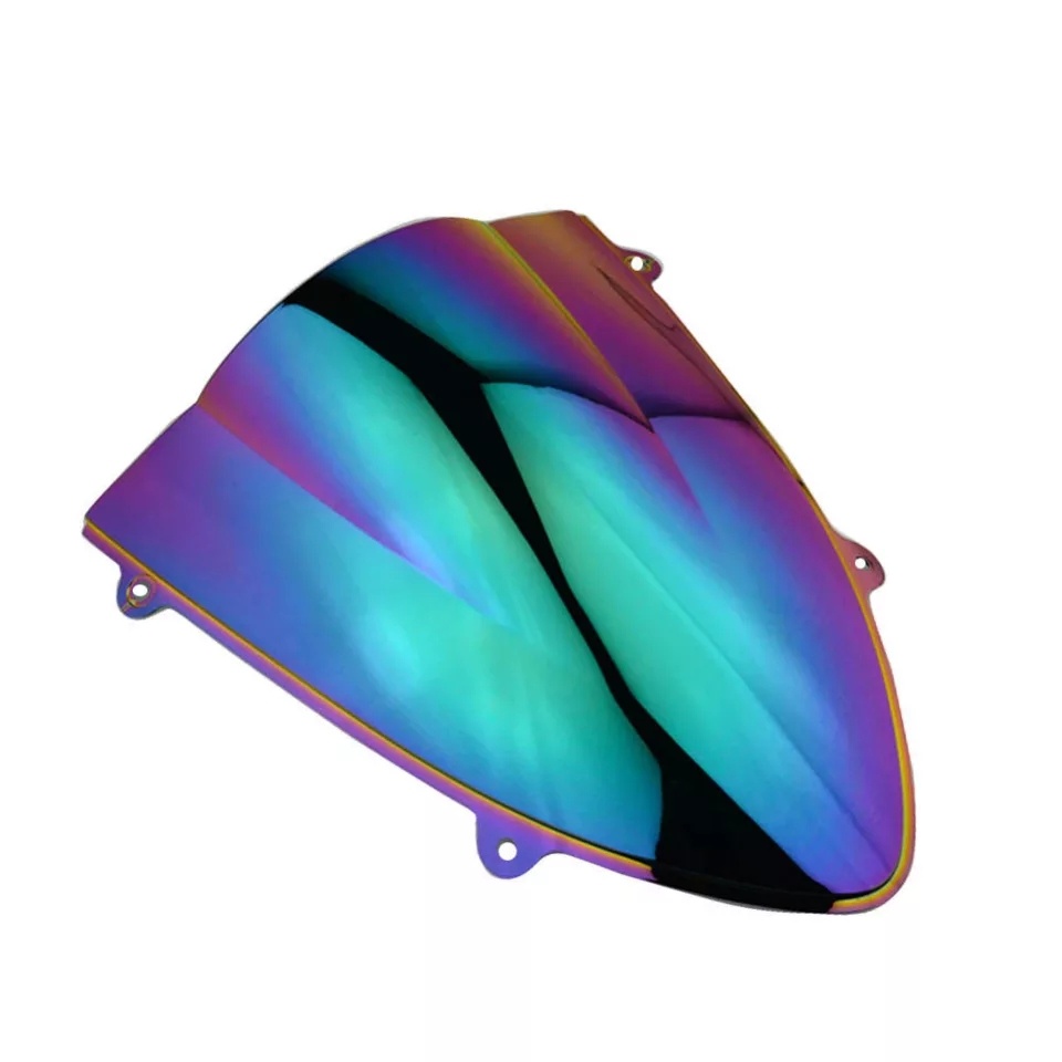 Unbreakeable Double bubble Windshield Suitable for Kawasaki Ninja 250r 2008-2012 - Deep Iridium