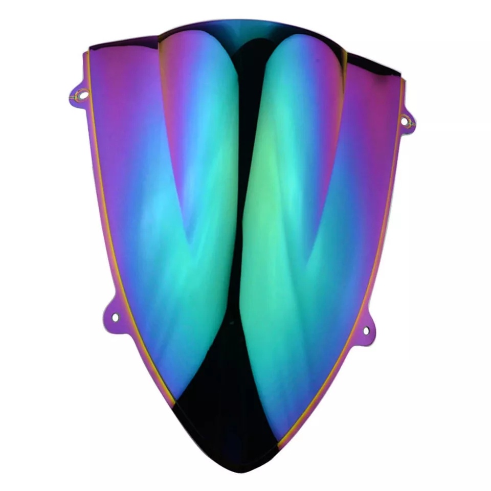 Unbreakeable Double bubble Windshield Suitable for Kawasaki Ninja 250r 2008-2012 - Deep Iridium