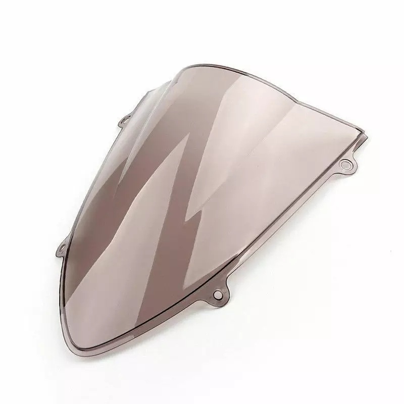 Unbreakeable Double bubble Windshield Suitable for Kawasaki Ninja 250r 2008-2012 - Smoked