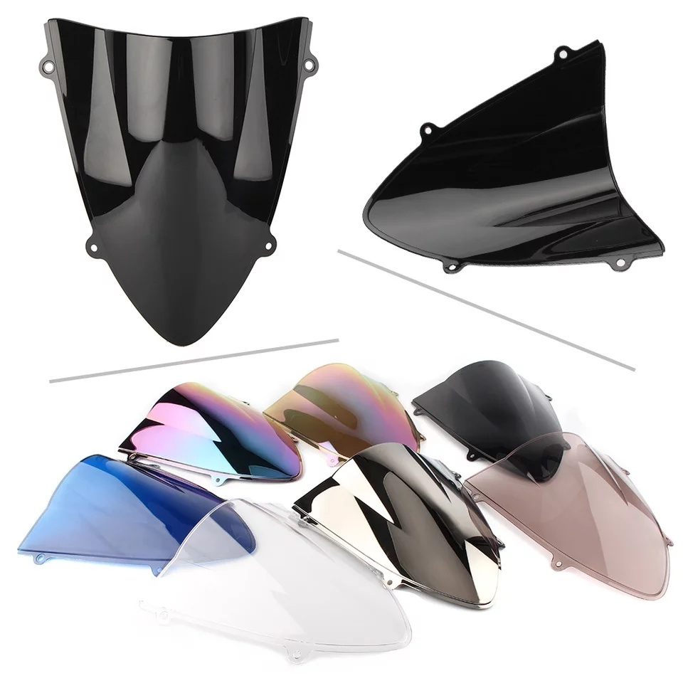 Unbreakeable Double bubble Windshield Suitable for Kawasaki Ninja 250r 2008-2012