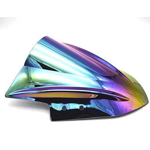 Unbreakeable Double bubble Windshield Suitable for Kawasaki Ninja 300 - Deep Iridium