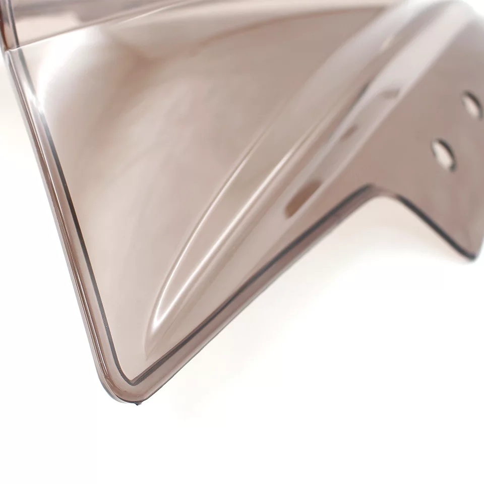 Unbreakeable Double bubble Windshield Suitable for Kawasaki Ninja 300 - Smoked