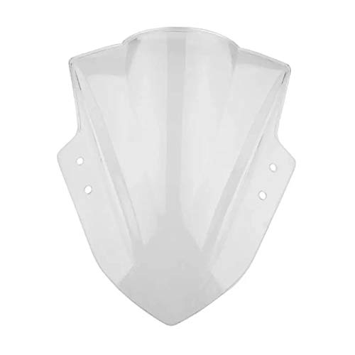 Unbreakeable Double bubble Windshield Suitable for Kawasaki Ninja 300 - Transparent