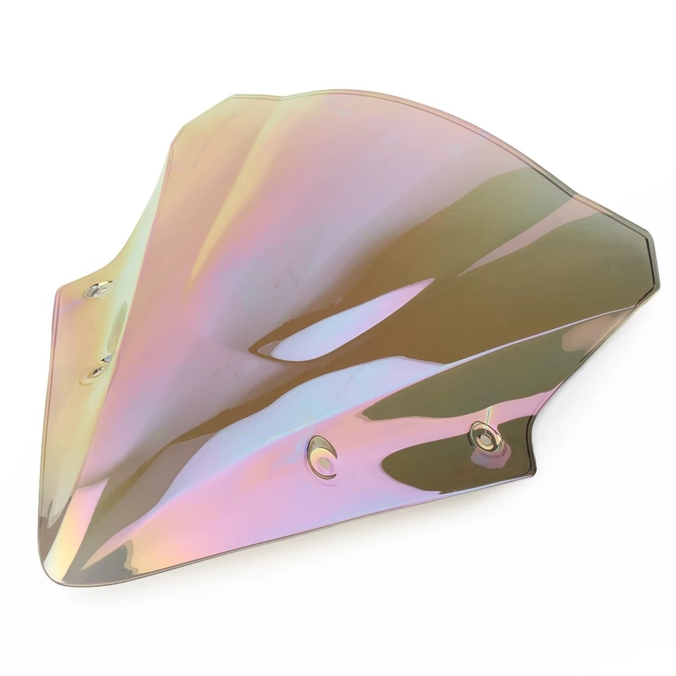 Unbreakeable Double bubble Windshield Suitable for Kawasaki Ninja 650 2017 Onwards - Iridium
