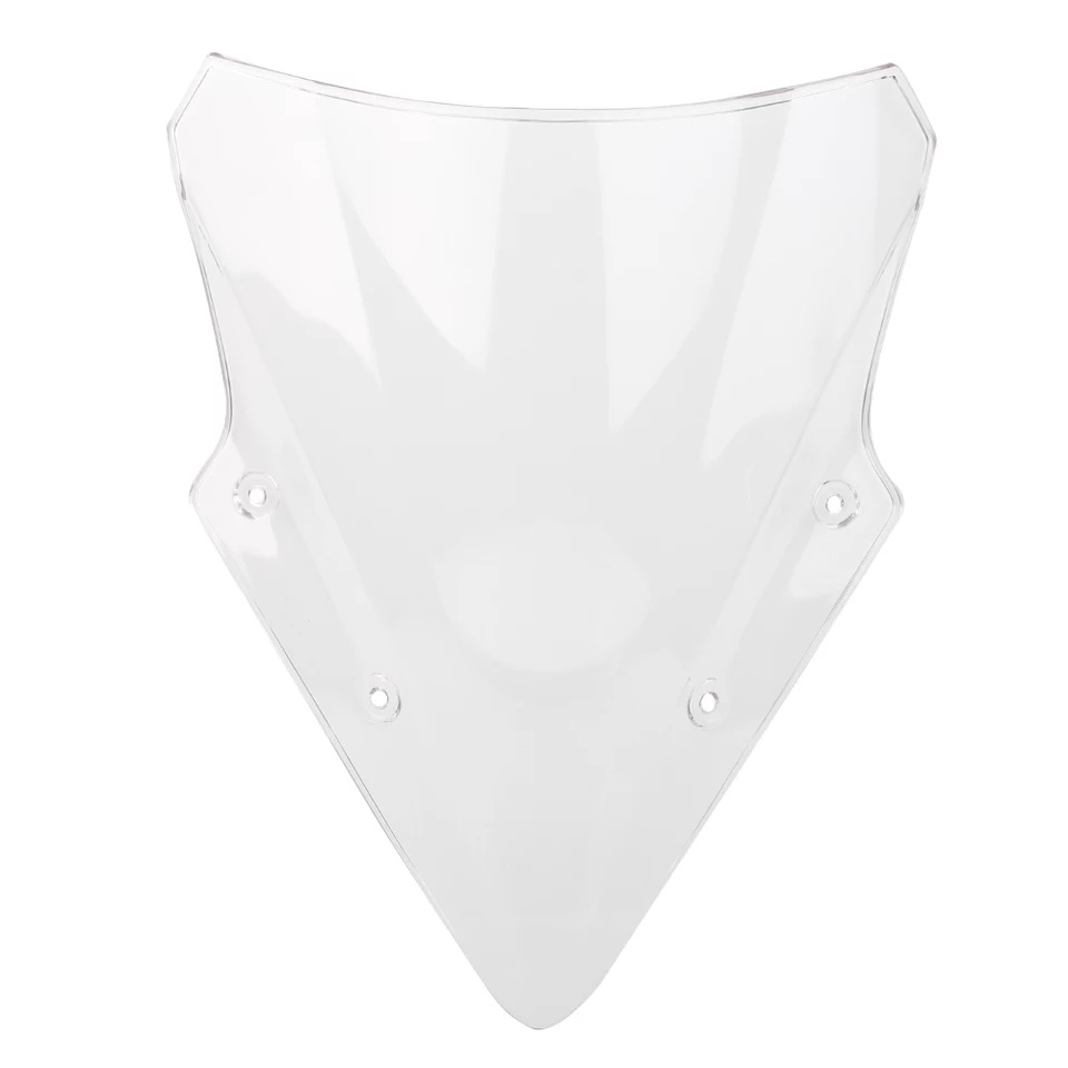 Unbreakeable Double bubble Windshield Suitable for Kawasaki Ninja 650 2017 Onwards - Transparent