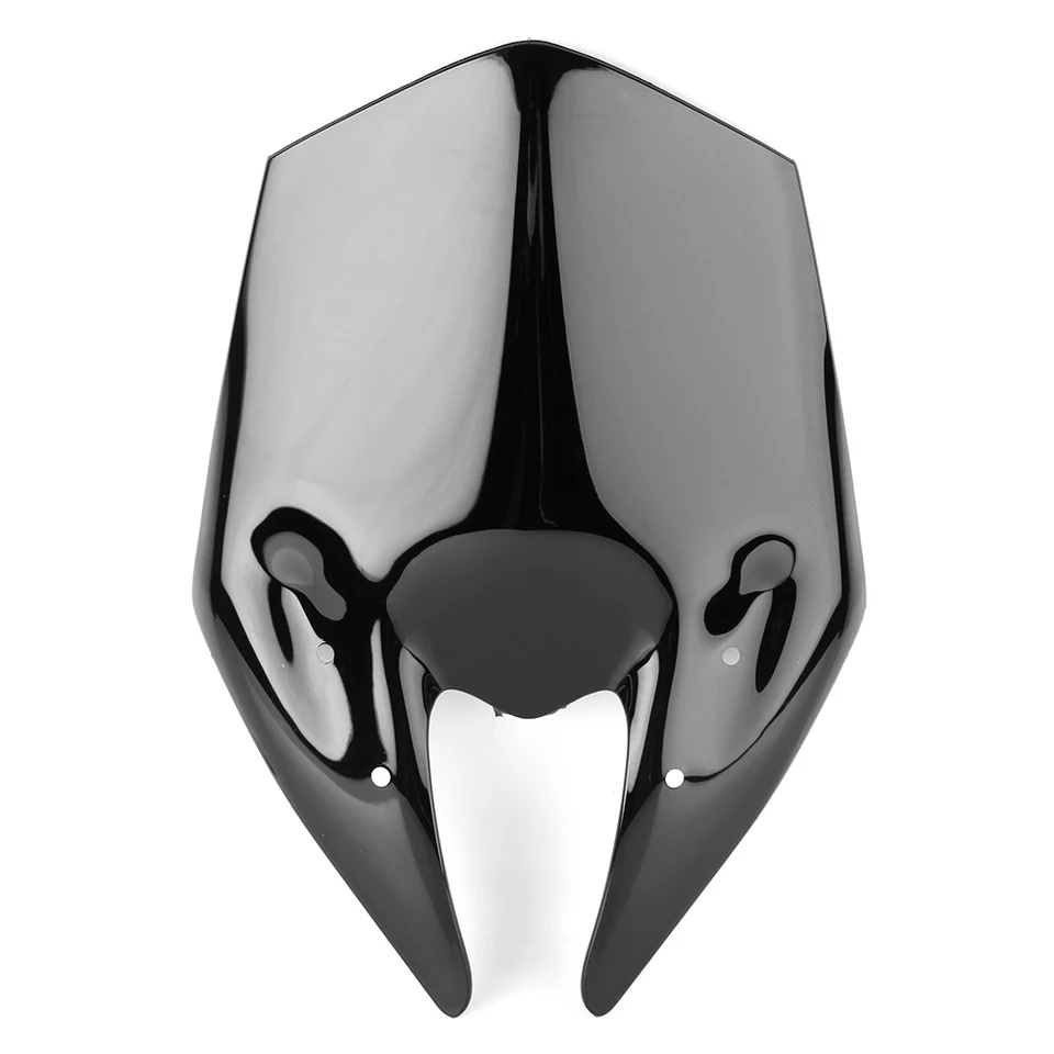 Unbreakeable Double bubble Windshield Suitable for Kawasaki Z800 - Black