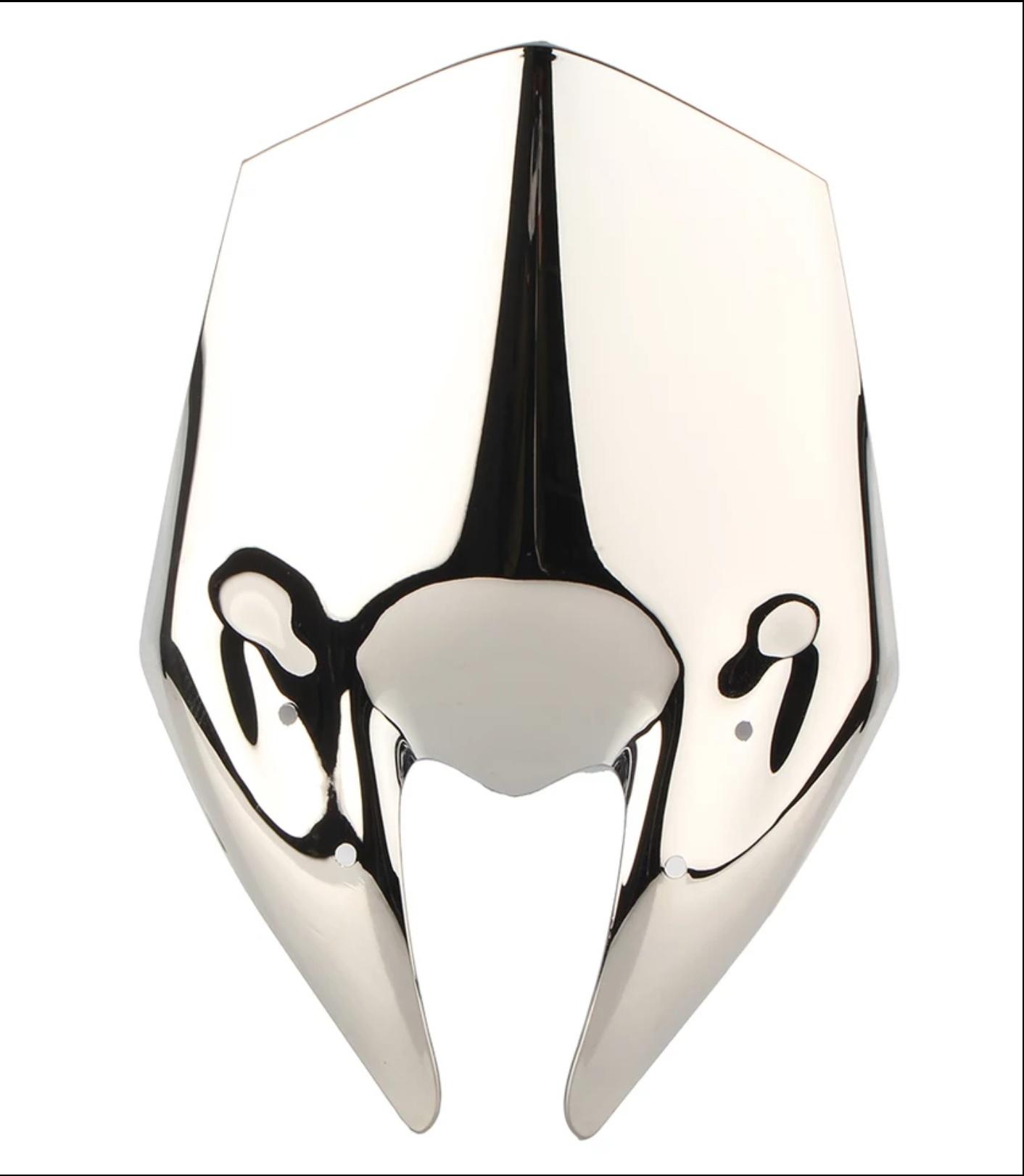 Unbreakeable Double bubble Windshield Suitable for Kawasaki Z800 - Silver