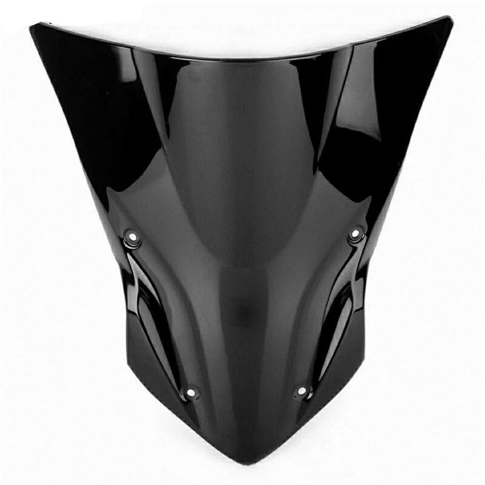 Unbreakeable Double bubble Windshield Suitable for Kawasaki Z900 2017-2018 - Black