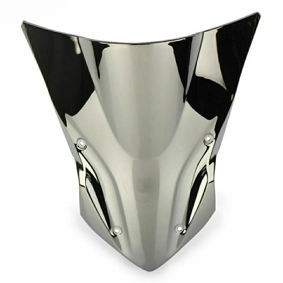 Unbreakeable Double bubble Windshield Suitable for Kawasaki Z900 2017-2018 - Silver