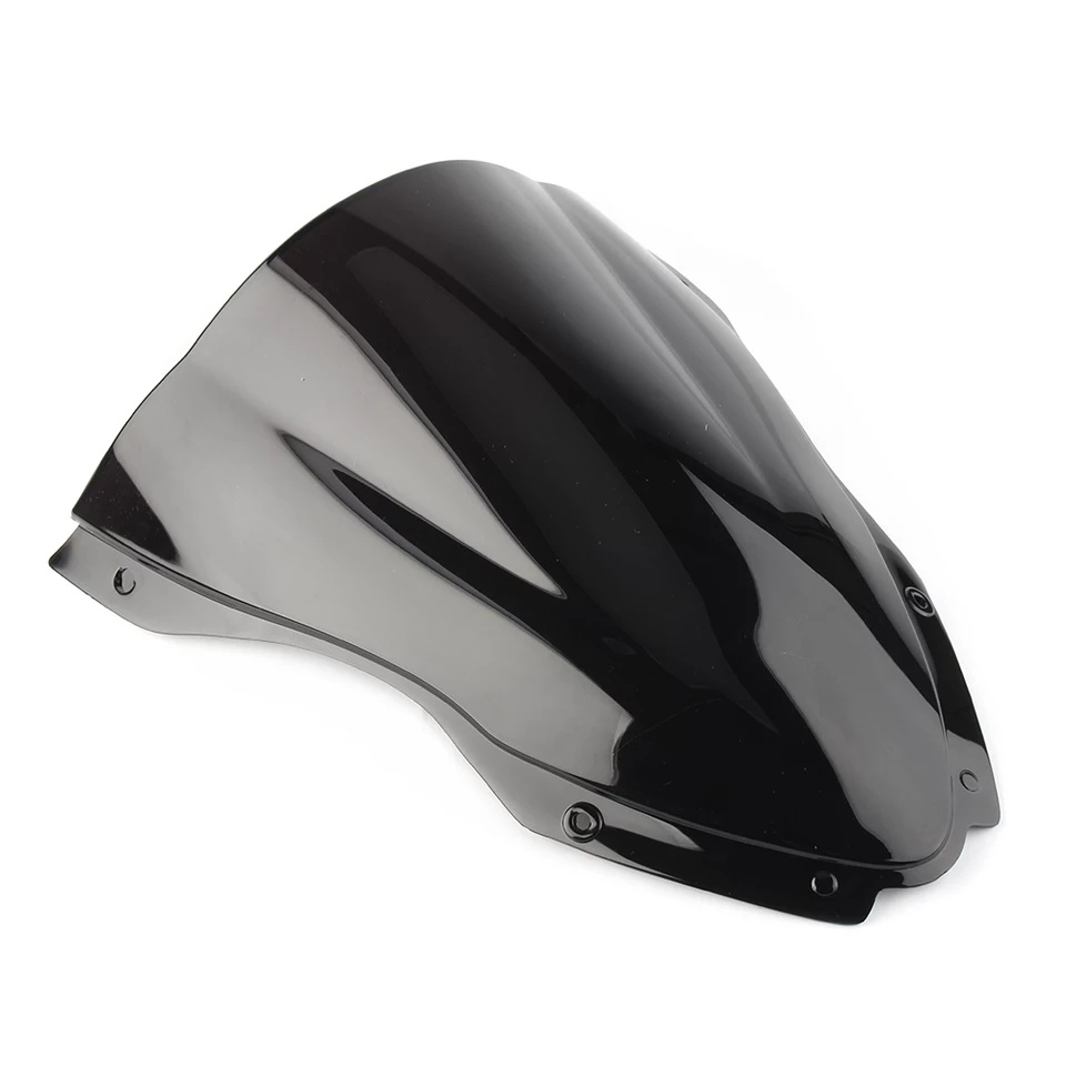 Unbreakeable Double bubble Windshield Suitable for Kawasaki ZX10R 2016-2018 - Black