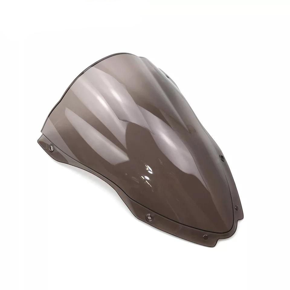 Unbreakeable Double bubble Windshield Suitable for Kawasaki ZX10R 2016-2018 - Smoked