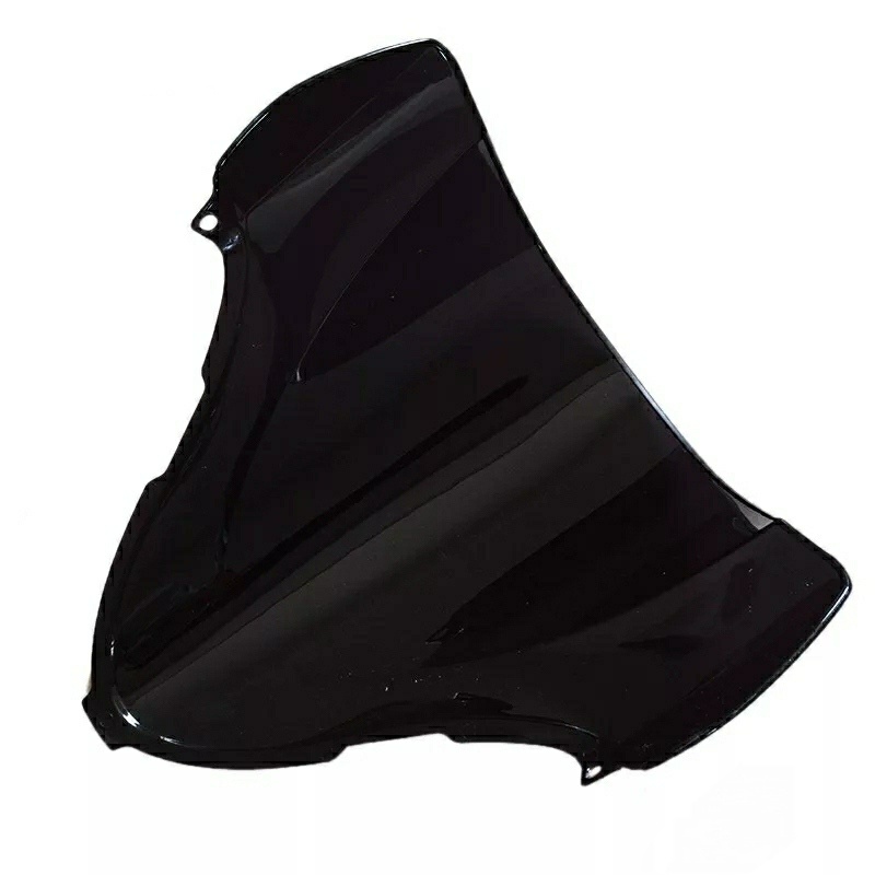 Unbreakeable Double bubble Windshield Suitable for Suzuki Hayabusa 2008 Onwards - Black