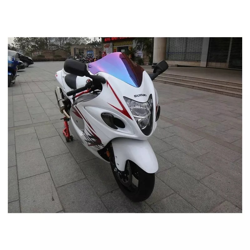 Unbreakeable Double bubble Windshield Suitable for Suzuki Hayabusa 2008 Onwards - Iridium