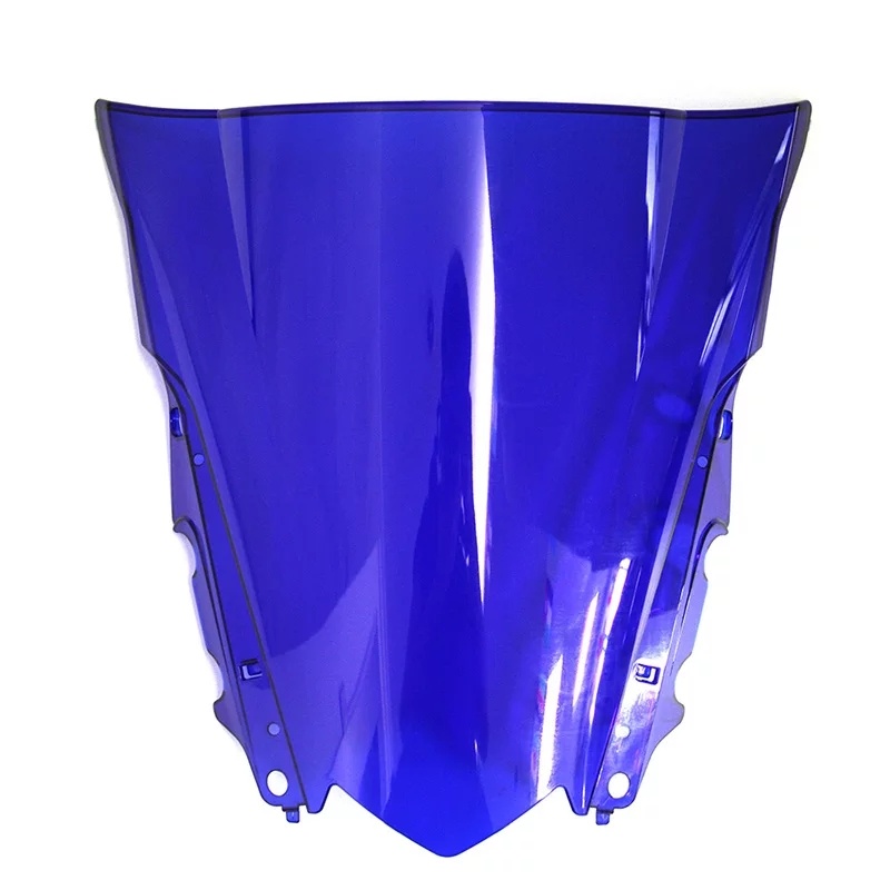 Unbreakeable Double bubble Windshield Suitable for Yamaha R3 2015-2018 - Blue