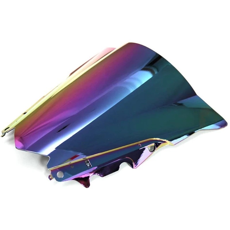 Unbreakeable Double bubble Windshield Suitable for Yamaha R3 2015-2018 - Deep Iridium