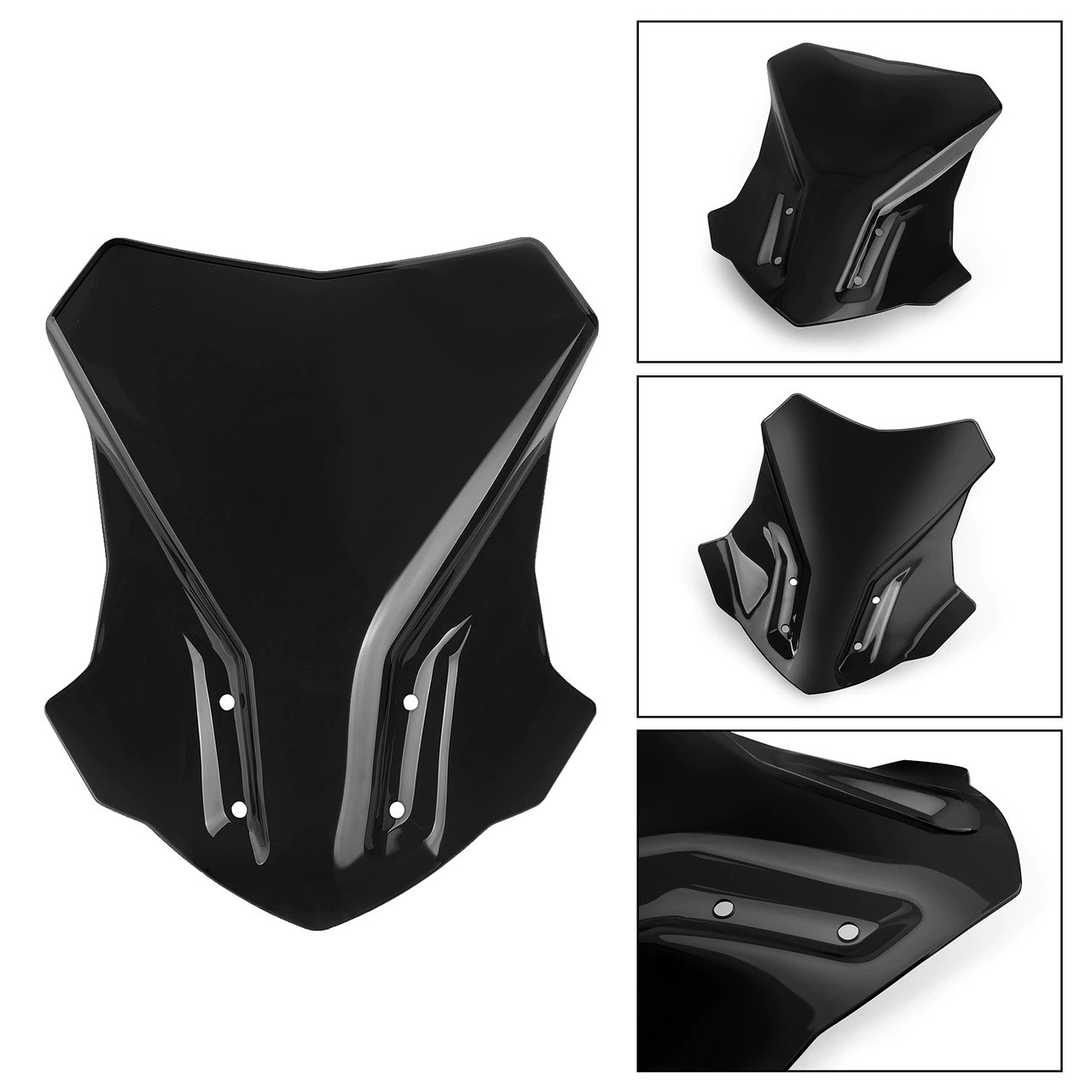 Unbreakeable Windshield Suitable for BMW G310 - Black
