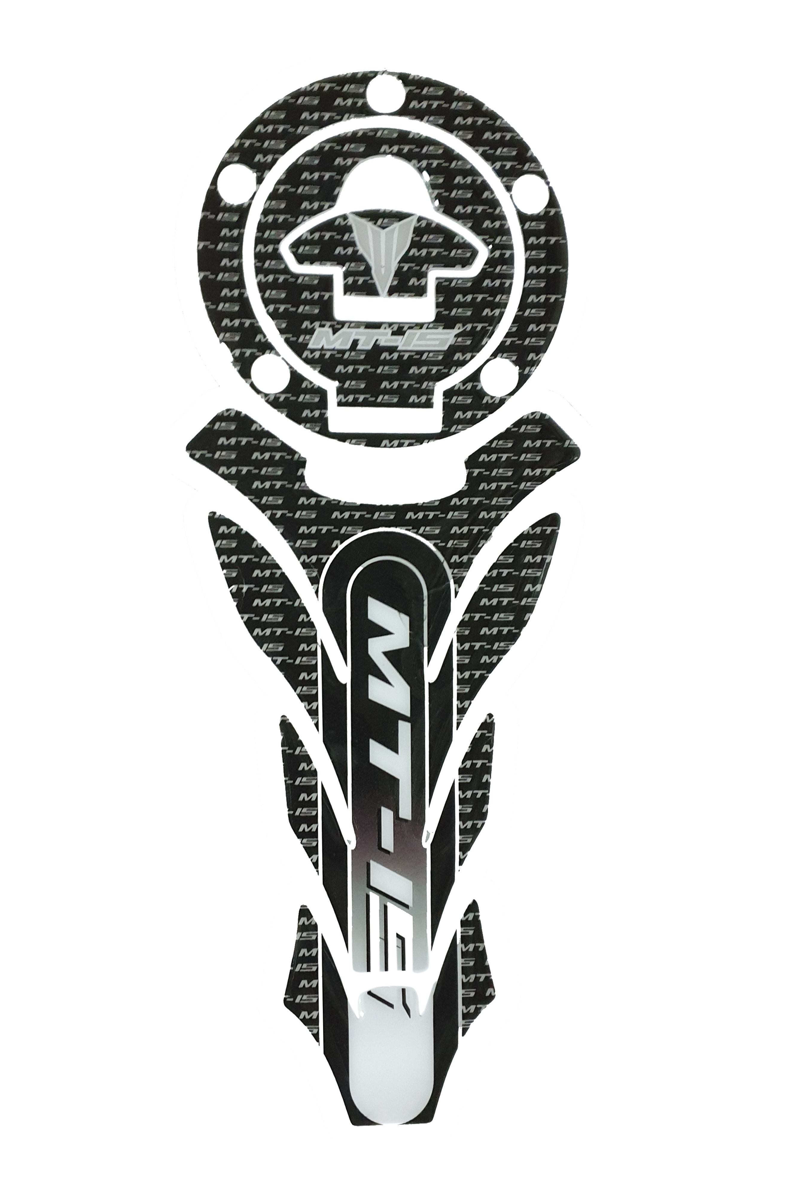 Yamaha MT-15  Tank Pad Combo White