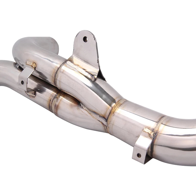 Yamaha R1 2009-2014 Slip-on/ Middle/ Link Pipe - Silver