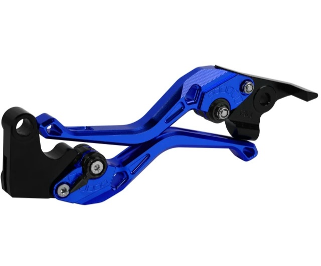 Yamaha R15 Version 3 Long 6 Steps adjustable brake & Clutch levers - Blue