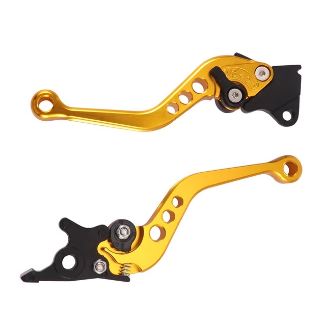 Yamaha R15 Version 3 Long 6 Steps adjustable brake & Clutch levers - Golden