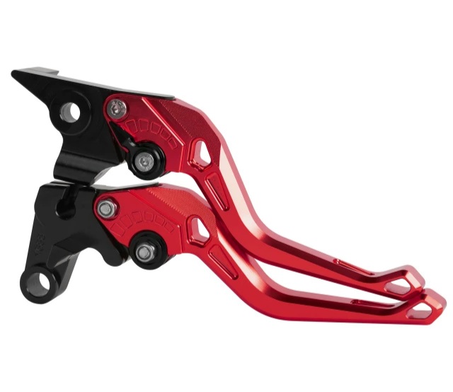 Yamaha R15 Version 3 Long 6 Steps adjustable brake & Clutch levers - Red
